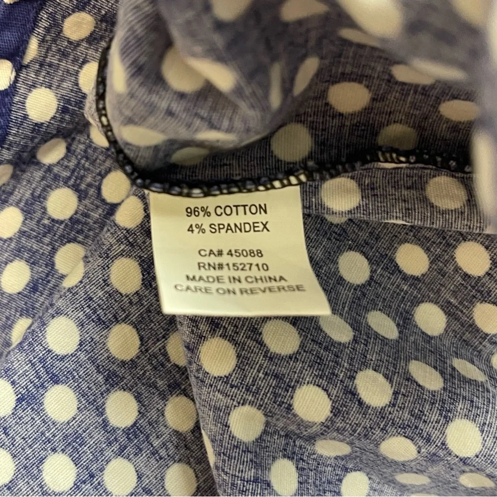 Cute Blue Polka Dot Wrap Dress 🩷 - Picture 8 of 10
